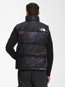 The North Face Men's 1996 Retro Nuptse Trail Glow Print Vest in TNF Black Trail Glow Print, Size XX-Large | END. Clothing