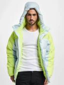 The North Face Men's Himalayan Down Parka Jacket in Skylight Blue/Led Yellow, Size Medium | END. Clothing