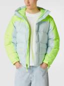 The North Face Men's Himalayan Down Parka Jacket in Skylight Blue/Led Yellow, Size Medium | END. Clothing