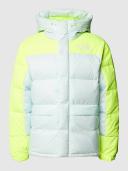 The North Face Men's Himalayan Down Parka Jacket in Skylight Blue/Led Yellow, Size Medium | END. Clothing