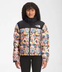 The North Face Printed 1996 Retro Nuptse Womens Insulated Jacket -TNF Black/International Womens Print - XL