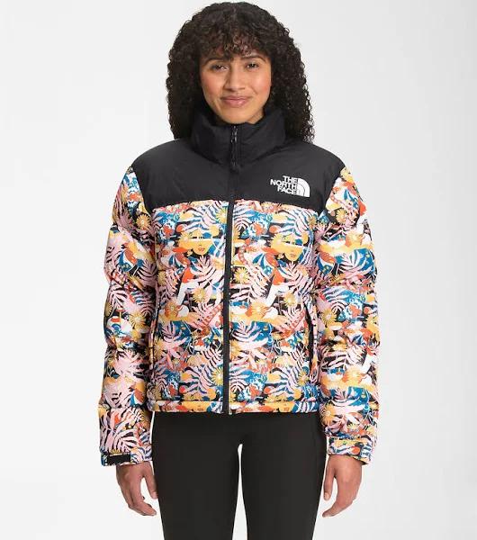 The North Face Printed 1996 Retro Nuptse Womens Insulated Jacket -TNF Black/International Womens Print - XL
