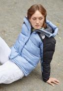 The North Face Women's Himalayan Down Parka Jacket in Folk Blue, Size X-Large | END. Clothing