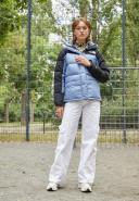 The North Face Women's Himalayan Down Parka Jacket in Folk Blue, Size X-Large | END. Clothing