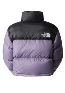 The North Face Women's Nuptse Short Jacket in Lunar Slate, Size X-Large | END. Clothing