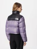 The North Face Women's Nuptse Short Jacket in Lunar Slate, Size X-Large | END. Clothing