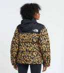 The North Face Womens Insulated Jackets Medium Yellow Women's Printed 1996 Retro Nuptse Jacket