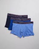 Tommy Hilfiger Men's Cotton Stretch Trunks 3-Pack - Blue Size Large - AfterPay & zipPay Available