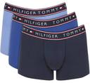 Tommy Hilfiger Men's Underwear Carbon Diagonal Logo Print Three-Pair Boxer Brief Set M