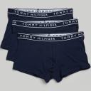 Tommy Hilfiger Men's Underwear Carbon Diagonal Logo Print Three-Pair Boxer Brief Set XL