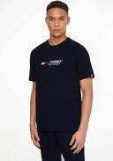 Tommy Sport - Men's Blue Short Sleeve T-shirts - Essentials Big Logo Short Sleeve Tee - Size XXXL at The Iconic