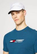 Tommy Sport - Men's Blue Short Sleeve T-shirts - Essentials Big Logo Short Sleeve Tee - Size XXXL at The Iconic