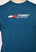 Tommy Sport - Men's Blue Short Sleeve T-shirts - Essentials Big Logo Short Sleeve Tee - Size XXXL at The Iconic