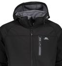 Trespass Mens Accelerator II Waterproof Breathable Softshell Jacket Black / Carbon M