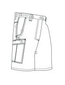 Tru-Spec Simply Tactical Khaki Poly Cotton Rip Stop Shorts With Cargo Pocket, 36 4233006