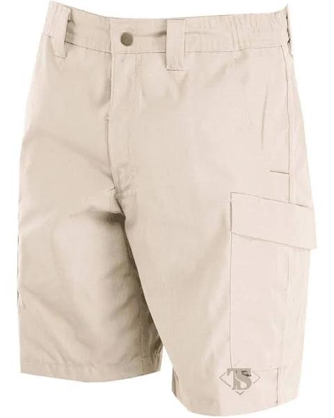 Tru-Spec Simply Tactical Khaki Poly Cotton Rip Stop Shorts With Cargo Pocket, 36 4233006