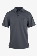 UA Advantage Stretch Men's 3-Pocket Short Sleeve Polo with Back Air-Mesh Panels in Pewter | Size 2x Polyester/rayon/spandex
