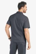 UA Advantage Stretch Men's 3-Pocket Short Sleeve Polo with Back Air-Mesh Panels in Pewter | Size 2x Polyester/rayon/spandex