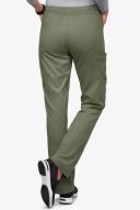 UA Flex2 Women's 7-Pocket Flat Front Cargo Stretch Scrub Pants in Light Olive | Size M Polyester/rayon/spandex