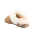 UGG | Australian Made Fur Trim Scuffs |Twin Face First Grade Sheepskin Navy / US Men 5 / US Women 6