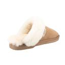 UGG | Australian Made Fur Trim Scuffs |Twin Face First Grade Sheepskin Navy / US Men 5 / US Women 6