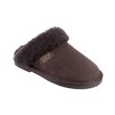UGG | Australian Made Fur Trim Scuffs |Twin Face First Grade Sheepskin Navy / US Men 5 / US Women 6