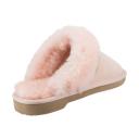 UGG | Australian Made Fur Trim Scuffs |Twin Face First Grade Sheepskin Navy / US Men 5 / US Women 6