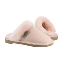 UGG | Australian Made Fur Trim Scuffs |Twin Face First Grade Sheepskin Ruby / US Men 8 / US Women 9