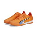 Ultra Ultimate Court It Football Boots in Ultra Orange/White/Blue Glimmer, Size 9 by Puma