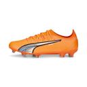 Ultra Ultimate FG/AG Unisex Football Boots in Ultra Orange/White/Blue Glimmer, Size 14 by Puma