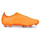 Ultra Ultimate FG/AG Unisex Football Boots in Ultra Orange/White/Blue Glimmer, Size 8.5 by Puma
