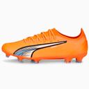 Ultra Ultimate FG/AG Unisex Football Boots in Ultra Orange/White/Blue Glimmer, Size 8.5 by Puma