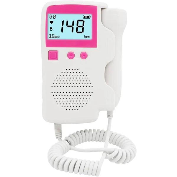 Ultrasound Doppler Fetal Portable Pregnant Baby Women Heart Rate Monitor 3.0mhz Pregnancy Meter Probe Sound Detector Household