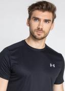 Under Armour Men's Speed Stride Short Sleeve T-Shirt - Black/Black/Reflective (Medium)