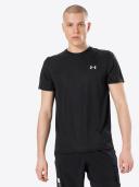 Under Armour Men's Speed Stride Short Sleeve T-Shirt - Black/Black/Reflective (Medium)