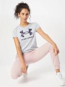 Under Armour - Women's Live Sportstyle Graphic Short Sleeve Tee - Mod Grey Light Heather/Midnight Navy - M