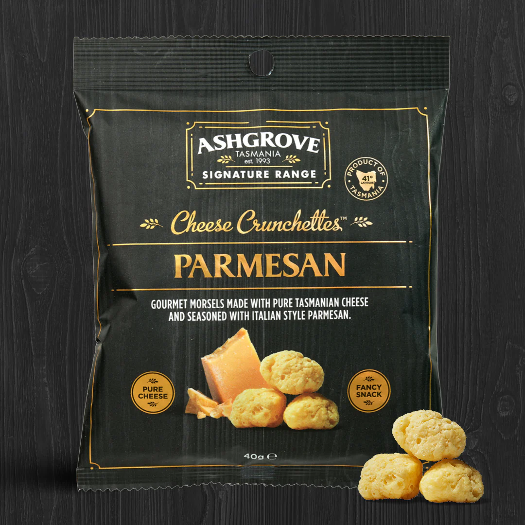 Ashgrove Cheese Crunchettes Parmesan 40g