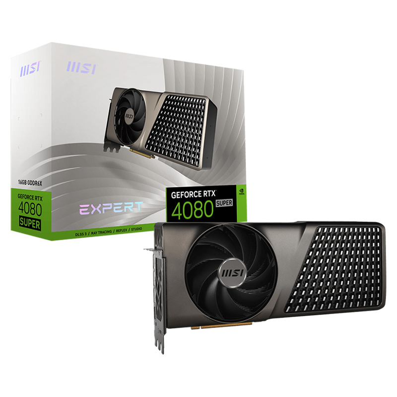 MSI GeForce RTX 4080 Super 16G Expert Graphics Card NVIDIA 16 GB GDDR6X