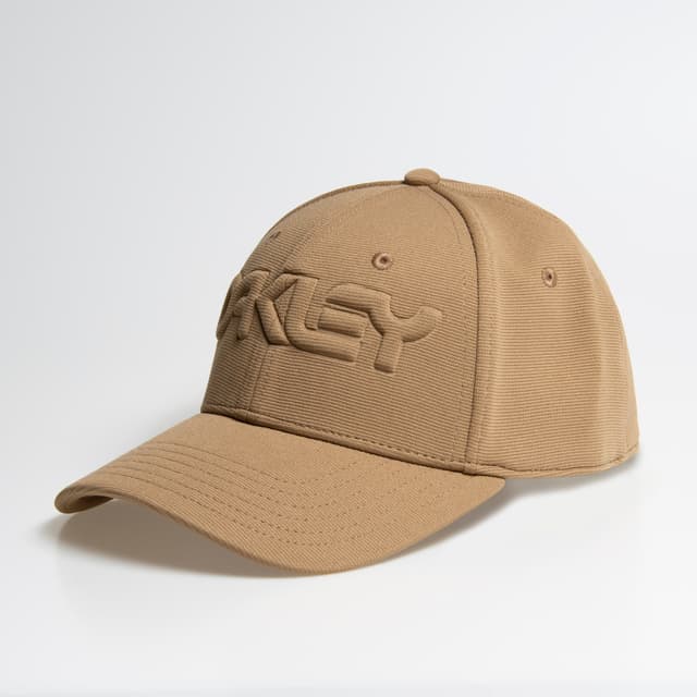 Oakley 6 Panel Stretch Embossed Cap Brown - L-XL