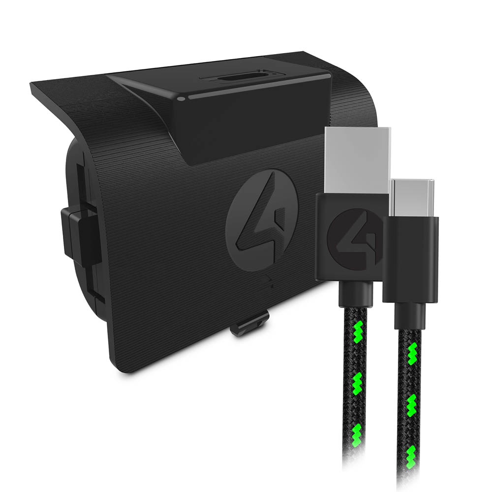 4Gamers Xbox Rechargeable Play & Charge Battery Single Pack (Black)