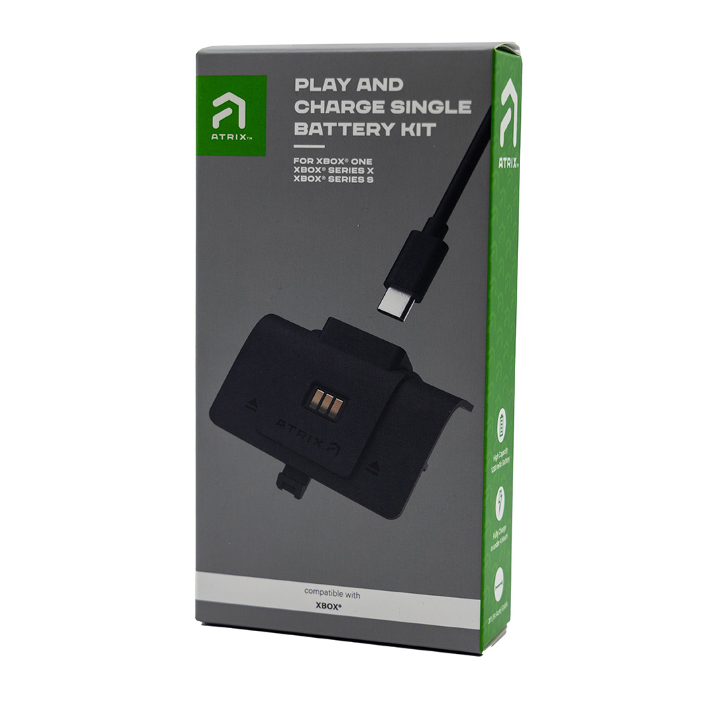 Atrix Play & Charge Single Battery Kit For Xbox One/Xbox Series X|S