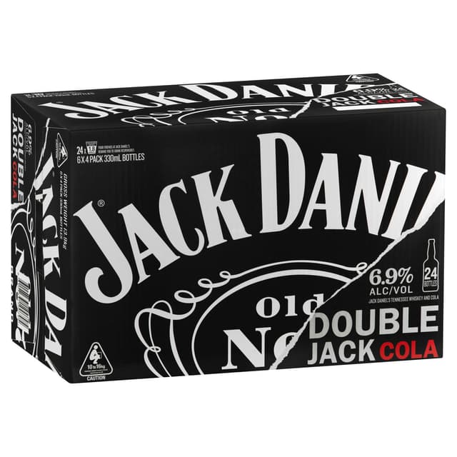 Jack Daniel's Double Jack & Cola 24 Pack 330ml