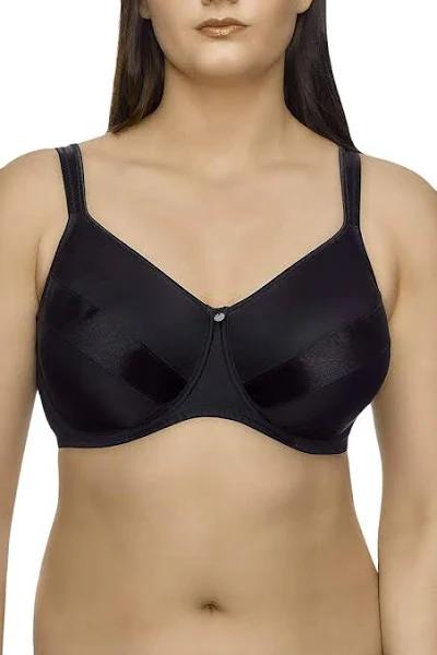 Hestia Women's Minimiser Bra - Black - Size 14E