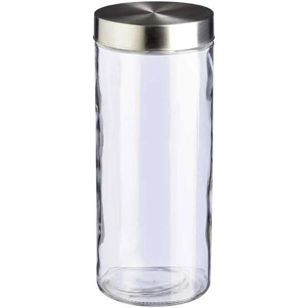 Culinary Co 2.1 L Glass Canister with Stainless Steel Lid
