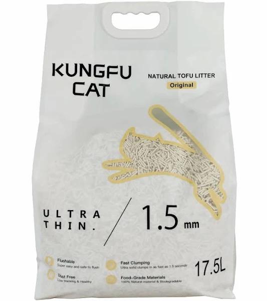 Kungfu Cat Original Tofu Litter 17.5L/6.5KG