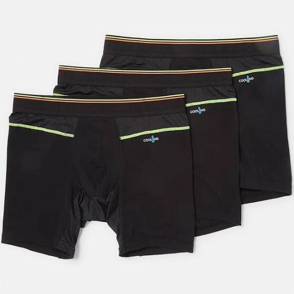 Kmart 3 Pack Mid Length Cooling Shorts in Blacks, Price History &  Comparison