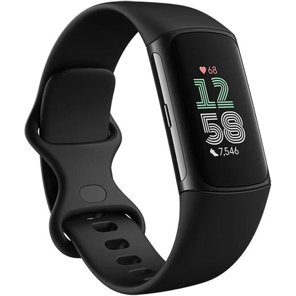 Fitbit Charge 6 Fitness Tracker - Black/Obsidian