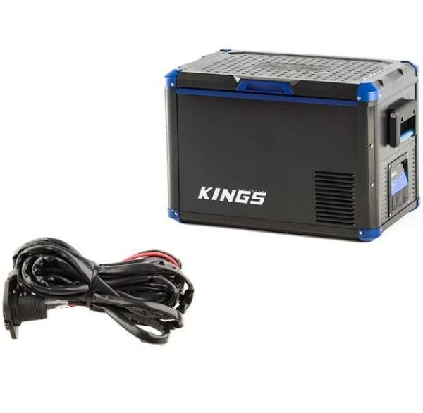 Kings 45L Premium Stayzcool Fridge Freezer + 12V Fridge Wiring Kit