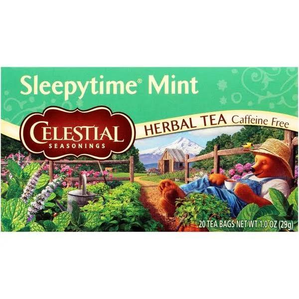 Celestial Seasonings Sleepytime Mint Tea Bags 20 Pack