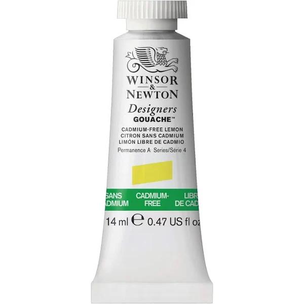 Winsor & Newton Designers Gouache Paints 14ml Cadmium Free Lemon (S4)